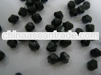 4mm black bicone bead acrylic beads