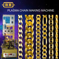 925 Silver Automatic chain making machine with Plasma