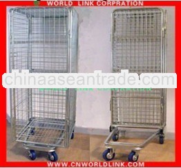 500kgs Foldable Warehouse Rolling Container