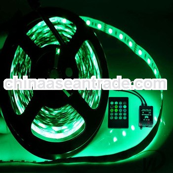 5050 smd led strip light with new music controller change the color-Wllighting