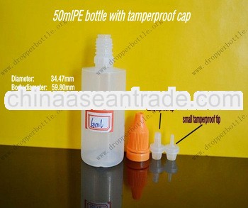 50ml PE Tamper Cap Eye Dropper Bottle