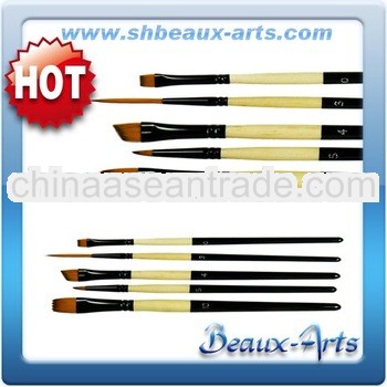 5 Classical Golden Artist brush sets(Flat,Liner,Angular,Round,Comb)