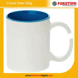 11oz blank sublimation color inner mug, over 20 years experience,Fukutomi