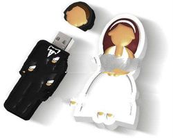Wedding Couple USB flash drive, thumb drive