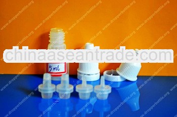 5ml PE eye Plastic Dropper bottle with normal tip and tamperproof cap