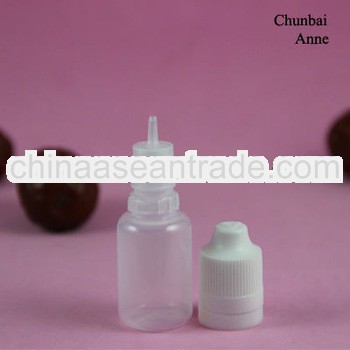 5ml pe dropper bottle childproof cap with tamper tactile blind mark