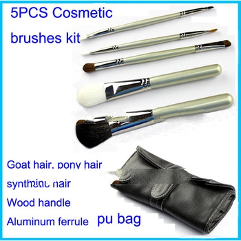 5pcs Double-sided Makeup Brush Set Professional Manufacturer 