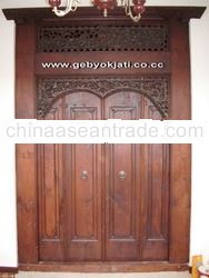 Javanese doors carving