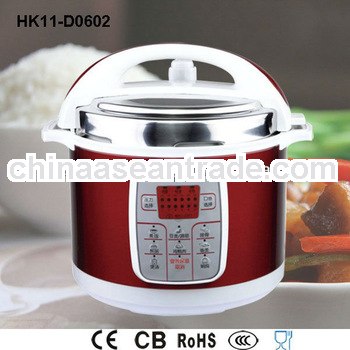 6 liter 1000W Commercial Electric Pressure Cookers