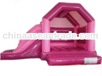 6x4x3.5m Pink Inflatable Castle Combo