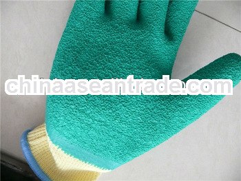 7G or 10 G latex coated gloves