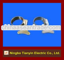 8mm bandwidth worm drive butterfly screw hose clamp