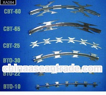 900mm coil diameter razor barbed wire/factory/factory price/low price
