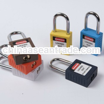 ABS SAFETY PADLOCK WITH STEEL SHACKLE