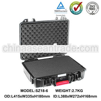 ABS watertight equipment transportation case with foam insert