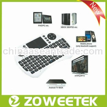AZERTY wireless mini keyboard with Mouse pad