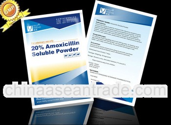 Amoxycillin trihydrate water soluble powder 20% Veterinary products