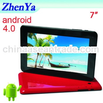 Android 4.0 7 inch tablet pc display holder with Dual camera/2G calling
