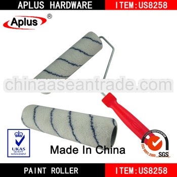 Aplus acylic paint roller sleeve/acylic paint roller refill with stripe