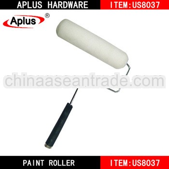 Aplus paint roller with 4 wires frame and plastic handle