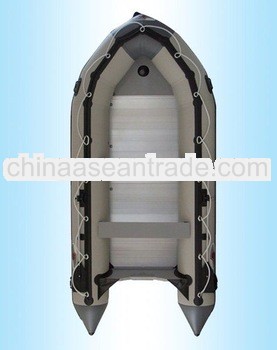 Assault light grey inflatable rubber sports boat