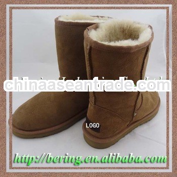 Austrilian sheepskin non-slip winter boots for women