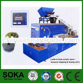 Automatic high quality coil nails making machine factory