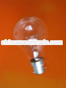 B22(pin type) 100w clear bulbs