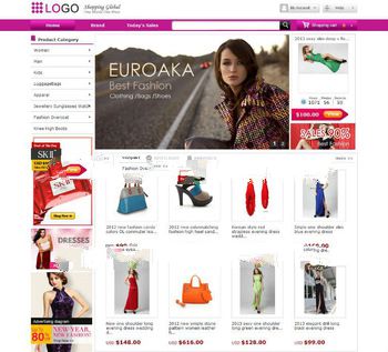 B2C website deisgn with shopping cart, seo keyword, payment system