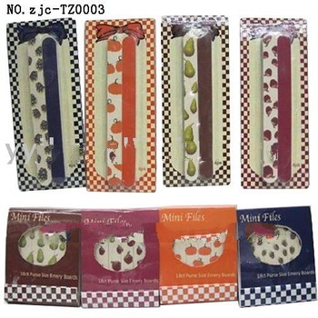 BLISTER CARD PACKING PRINTING NAIL FILE WITH PACKING