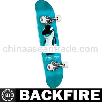 Backfire 2013 New Design Macdonald Walking Orca Complete Skateboard (Blue, 7.75-Inch) Professional L