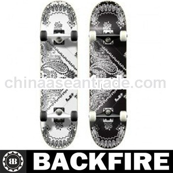 Backfire Bandana White Complete Skateboard Professional Leading Manufacturer