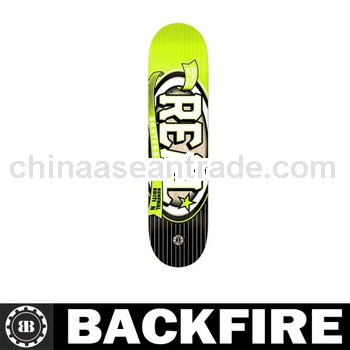 Backfire Best Selling Real Green Renewal Knockout 7.56 Skateboard Deck
