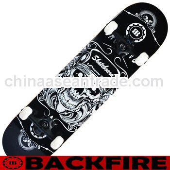 Backfire Blank Complete Skateboard 7.75" Skateboards, Ready to ride