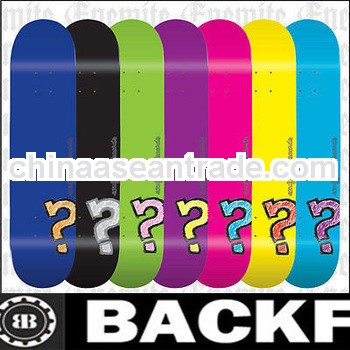 Backfire ENUFF LOGO Skateboard Deck 7.5", 7.75", 8" Various Colours inc Grip Tape