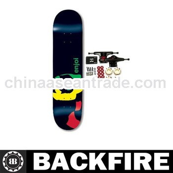 Backfire Skateboards RASTA PANDA Complete Skateboard NEW!
