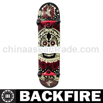 Backfire skateboardSkate Forever Black / Red Skateboard 7.75" Complete complete shanghai