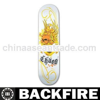 Backfire wholesale wooden skateboards deck/closeout excess inventory