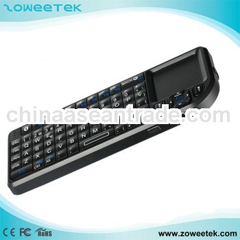 Backlit bluetooth keyboard with laser pointer and touchpad for galaxy note