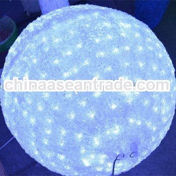 Ball led 3d motif light for mall decoration