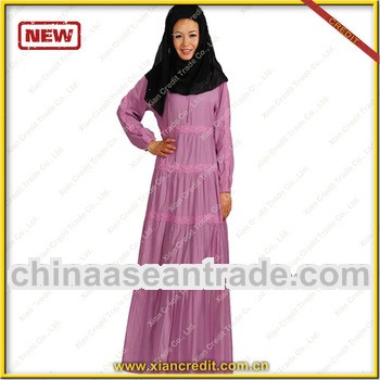 Beautiful jubah abaya with unique design salable in Malaysia KJH-226