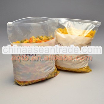 Biodegradable LDPE Zipper bags with slider