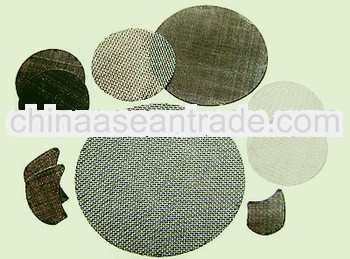 Black Wire Mesh/ Carbon Steel Wire Mesh Extruder Filter Screen for PP PE Recycling