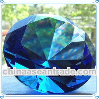 Blue Crystal Table Decorative Diamond For Perfect Wedding Decoration