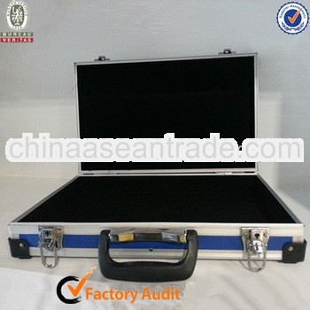 Brand New Large Blue Top Quality Aluminium Tools Equipment Brief Case Box