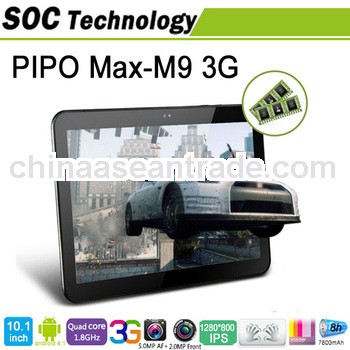 Build in 3G RK3188 quad core PIPO M9 10.1'' Andriod 4.1 Tablets 16GB Bluetooth IPS