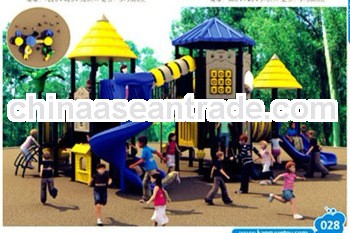 CE plastic slide amusement park equipment (KY028-2)
