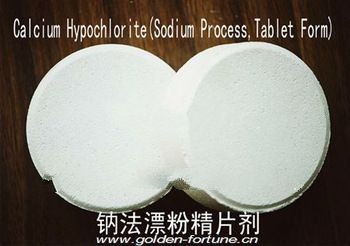 Calcium Hypochlorite (GOLDEN-CHLOR) For wastewater treatment/swimming pool shock