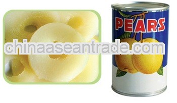 Canned pear slices