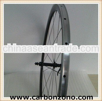 Carbon Alloy Bicycle Wheels 38mm with Alloy Braking